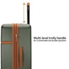 Badgley Mischka Grace 3pc Expandable Hardside Spinner Retro Luggage Set - 3 of 4
