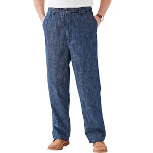 KingSize Men's Big & Tall Knockarounds Full-Elastic Waist Pants - 1 of 4