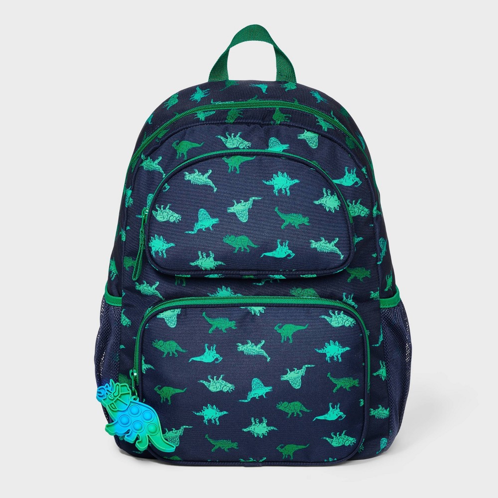 Photos - Backpack Kids' 16 Dinos Two Pocket  - Cat & Jack™ Blue"