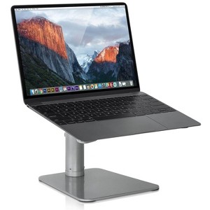Mount-It! Height Adjustable Laptop Stand For Desk | Properly Positions Head, Neck, Back & Wrists to Reduce Aches While Working | No Assembly Required - 1 of 4