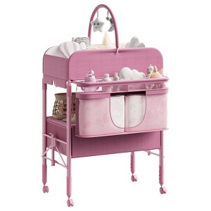 Baby Changing Table with Storage, Portable Foldable Diaper Changing ...
