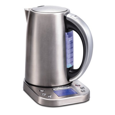 Hamilton Beach 1.7L Digital Kettle - Black: Stainless Steel Tea & Water Heater, 1500W Electric Kettle, 1 Year Warranty