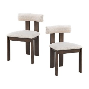 NicBex  Set of 2 Modern Upholstered Dining Chairs with Open Back,Kitchen Side Chairs for Kitchen,Living Room - 1 of 4