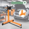 Rotating Engine Stand - 750LBS Steel Rotating Engine Stand with 360° Adjustable Mounting Head, Built-In Tool Tray, 4 Adjustable Arms - 4 of 4