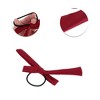 Unique Bargains Simple Solid Bow Ribbon Hair Elastic Band 1 Pc - 3 of 4