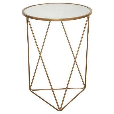 gold side table target