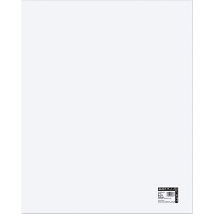 Pacon Plastic Poster Board, 22 x 28 Inches, White, Pack of 25 - 1 of 3