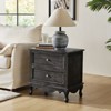 Galatea 24" Tall 2 - Drawer Nightstand with Two Drawers  and Charging Station| KARAT HOME - 2 of 4