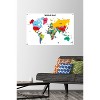 Trends International Map - World 2022 Unframed Wall Poster Prints - 2 of 4