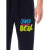 Saved By The Bell Men's TV Show Logo Sleep Pajama Pants For Adults Black - 2 of 4