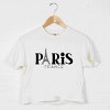 Simply Sage Market Paris France Eiffel Tower Boxy Crop Top - 3 of 4