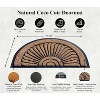 A1HC Natural Coir and Rubber Half Round Door Mat 30”x48”, Non-Slip, Thin Profile Heavy Duty Doormat - 2 of 4