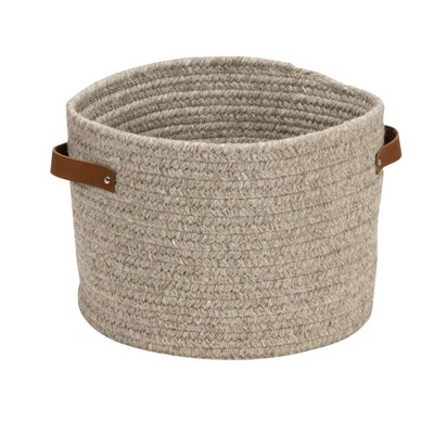Colonial Mills Monaco Basket, 18"x18"x14", Grey