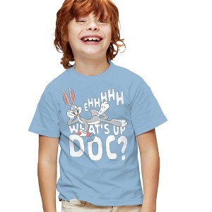 Boys' Short Sleeve Bugs Bunny What's Up Doc? T-Shirt - 1 of 4