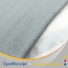 Color Sense 100% Cotton Warm & Cozy Super Soft Antimicrobial Basket Weave Blanket - 2 of 4