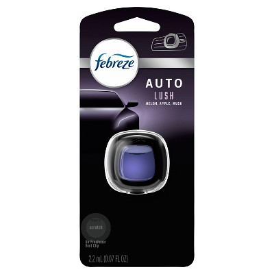 Febreze Unstopables AUTO Odor-Eliminating Car Freshener Vent Clip Lush Scent, .07 oz. Car Vent Clip