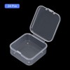 Unique Bargains Clear Small PlasticSquare Anti-Oxidation Jewelry Storage Box with Lids - 3 of 4