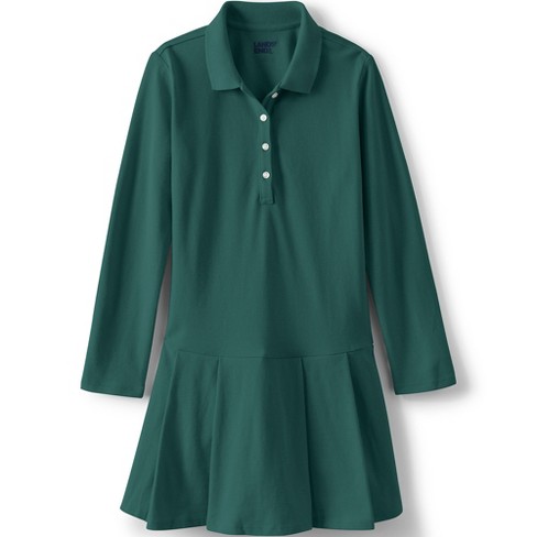 Long sleeve polo dress hot sale uniform