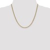 Black Bow Jewelry 3.2mm 14K Yellow Gold Hollow Anchor Chain Necklace - 2 of 4