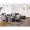 Chenille Reversible Sectional Sofa, 9-Seater Modular Sectional Sofa, U-Shape Modular Couch Storage Seats Ottomans with Chaise - 2 of 4