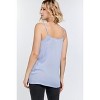 Slickblue Versatile Scalloped Lace Trim Button Down Top – Light Blue/Coral, Slit Side Overlay, Cami Styling, S/M/L - 4 of 4