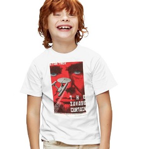 Boys' Star Trek Tos Episode 77 T-Shirt White Large - 1 of 4