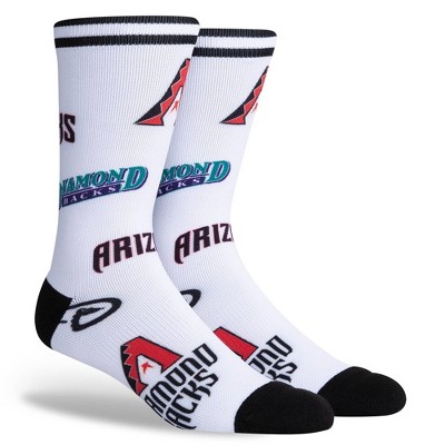 MLB Arizona Diamondbacks Mixed Up Crew Socks - L