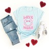 S.W.Smiley Love More Smiley - Women's Short Sleeve Graphic T-Shirt - 2 of 4