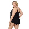 Aqua Green, Women's Keyhole Blouson Romper - 2 of 3