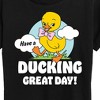 Women's - Instant Message - Ducking Great Day Short Sleeve Graphic T-Shirt - 2 of 4