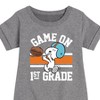 - Peanuts - Game On 1st Grade Graphic Short Sleeve Fleece Dress - 2 of 4