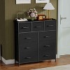 BestMassage 5/8/9-Drawer Fabric Dresser with Wood Top Versatile Storage Cabinet Organizer with Steel Frame - 2 of 4