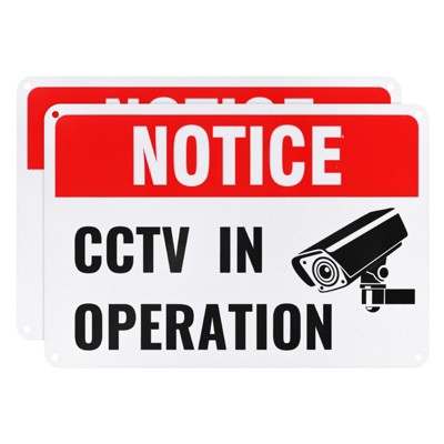 Unique Bargains Aluminum Reflective Weather-Proof UV-Protection Warning Sign