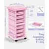 TASALON Multifunctional Salon Trolley Cart for Salon Station - 3 of 4