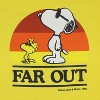 Peanuts Men's Snoopy Woodstock Far Out Adult Crewneck Short Sleeve T-Shirt - 2 of 3