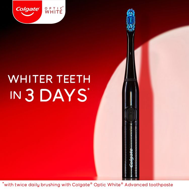 Colgate Optic White Pro Series Sonic Battery Powered Toothbrush - Black, 3 of 10