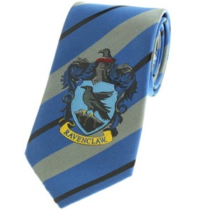 Premium Harry Potter Tie Striped House Crest Necktie Neckwear Cosplay Costume Wizarding World - 1 of 3