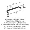 Amerock Coble Pull for Cabinets, Drawers, and Furniture - 3 of 4