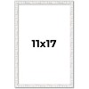 PosterPalooza | Textured White Picture Frame - UV Acrylic, Foam Board Backing, Hanging Hardware - 2 of 4