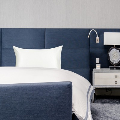 1 Pc 20"x30" 19 Momme Silk 350TC for Facial Beauty and Hair Envelope Closure Pillow Case Pearl White - PiccoCasa