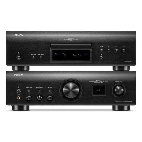 Denon Pma-1700ne 140w Integrated Amplifier With Dcd-1700ne Cd/sacd Player  With Advanced Al32 Processing Plus (black) : Target | CD-Player