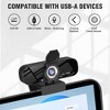 Evo Bytes Full HD Webcam with Built-in Microphone and Rotatable Tripod - 2 of 4