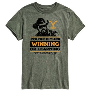 Men's - Yellowstone - Your Either Winning Or Learning Short Sleeve Graphic T-Shirt - 1 of 4