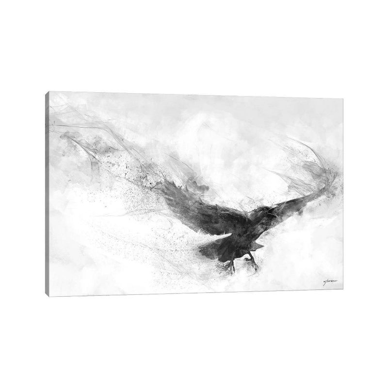 Raven's Flight by Steve Goad Unframed Wall Canvas - iCanvas, 1 of 6