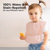 KeaBabies 3pk Presto Baby Bibs Waterproof with Food Catcher, Lightweight Toddler Bibs for Eating - 2 of 4