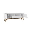 Marcus Mid-Century Modern 4 Shelf TV Stand for TVs up to 70" Entertainment Center, Media Console - Manhattan Comfort - 3 of 4