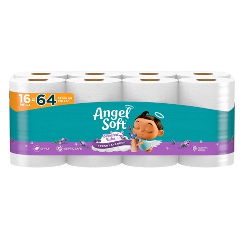Angel Soft Toilet Paper - 16 Lavender Mega Rolls : Target