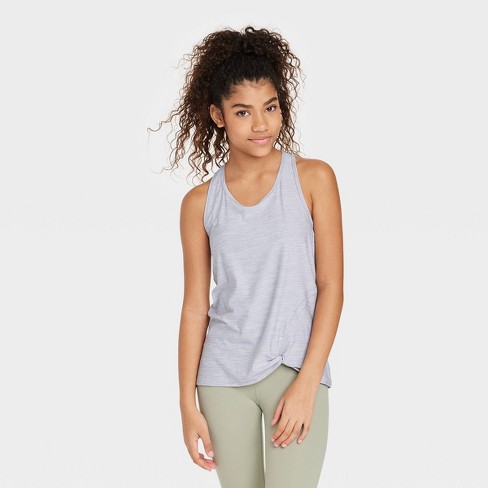 Girls' Studio Tank Top - All In Motion™ Light Gray Xs : Target