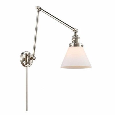 Cone - 1 Light Swing Arm Wall Sconce In Industrial Style-30 Inches Tall and 8 Inches Wide