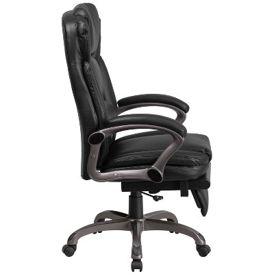 Executive High-Back Black LeatherSoft Swivel Office Chair